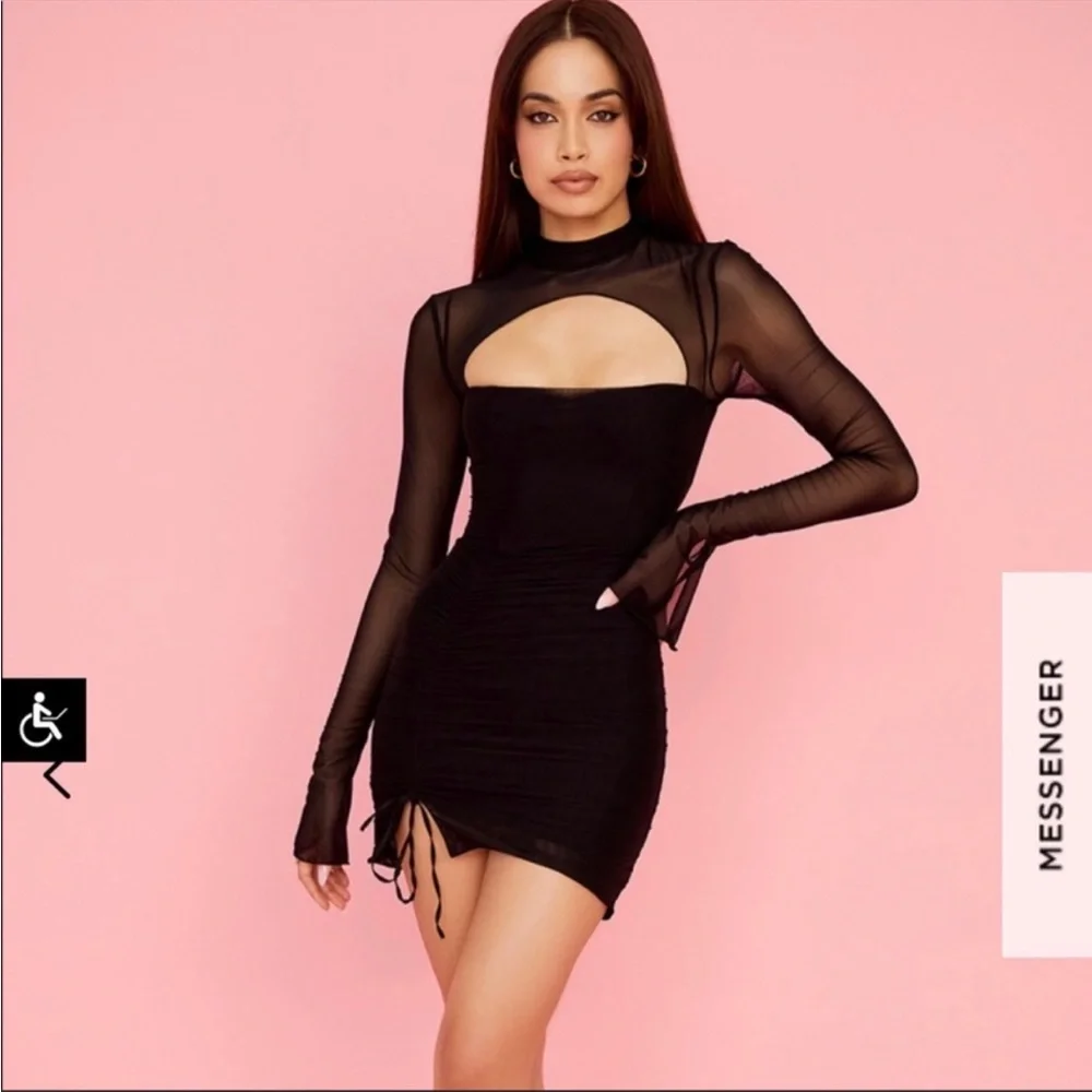 *SOLD*House Of CB Cecilia Black Mini Dress - Picture 1 of 3
